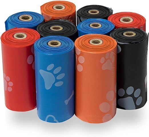MGNLR Dog Poop Bags for Waste Refuse Cleanup, Doggy Roll Replacements for Outdoor Puppy Walking and Travel, Leak Proof and Tear