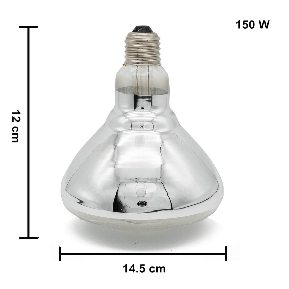 Fengrun Infrared Heating Lamp Clear Hard Explosion-Proof Glass Eco-Friendly Uv Coating For Animal,Bathroom Warming Light Bulb(15