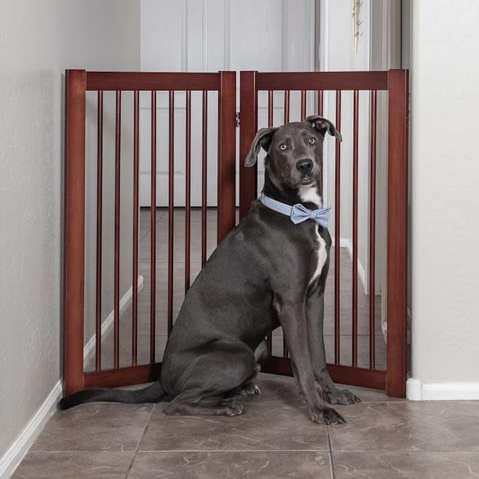 Primetime Petz 33239-E8 Extension Kit for 360 Configurable Walk Through Folding Pet Gate ,Walnut,36
