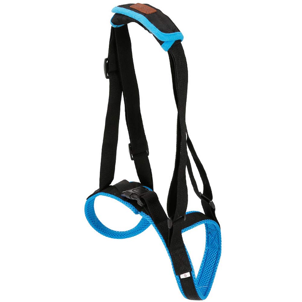 Coppthinktu Dog Lift Harness - Large Adjustable Mesh Support for Senior & Injured Dogs - Blue