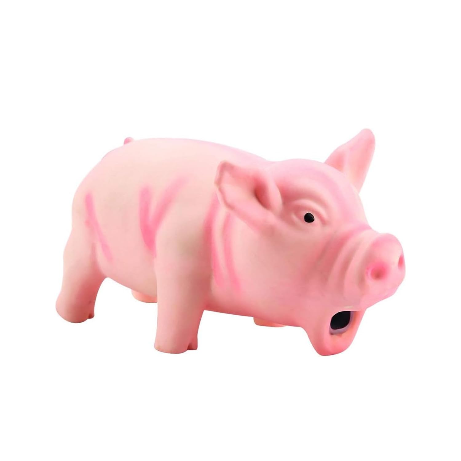 Emily Pets Pig Squeaky Dog Toy, Interactive Rubber Pig Dog Chew Toy  Durable Latex Spot Grunting Pig Dog Toy For Small Dogs (Pi