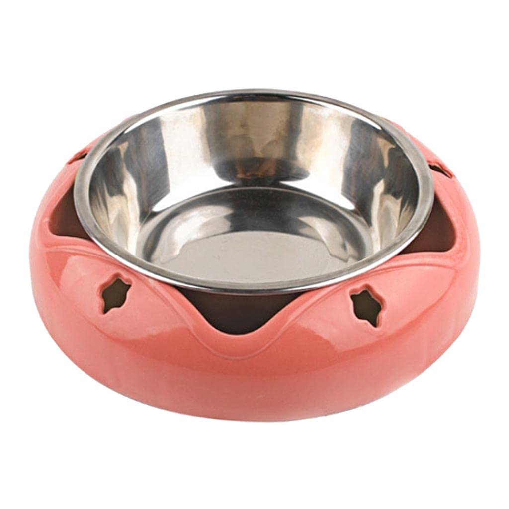 Enakshi Dog Cat Bowl Stainless Steel Home Travel Bowl Puppy Outdoor Food Dish Red |Pet Supplies | Dog Supplies | Dishes, Feeders