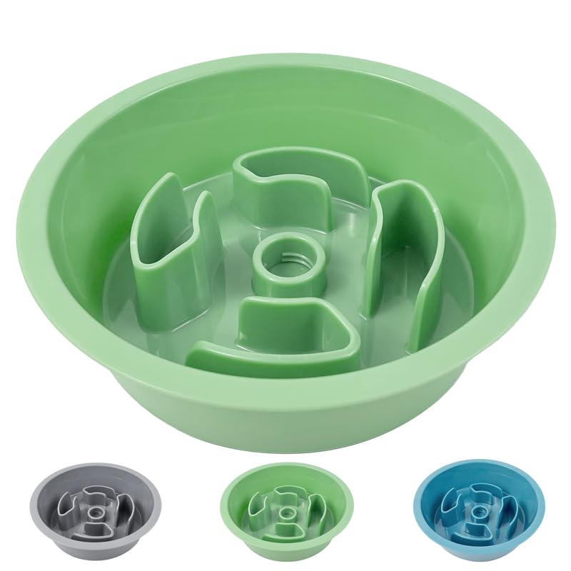 AVERYDAY Slow Feeder Dog Bowls for Medium Breeds Fits Raised Feeding Station, Puzzle Dog Food Bowls to Slow Down Eating, Dogs Fe