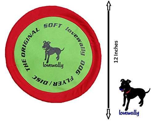 Lovewally Soft Flyer Dog Toy Designed In The Usa (12 Inches)