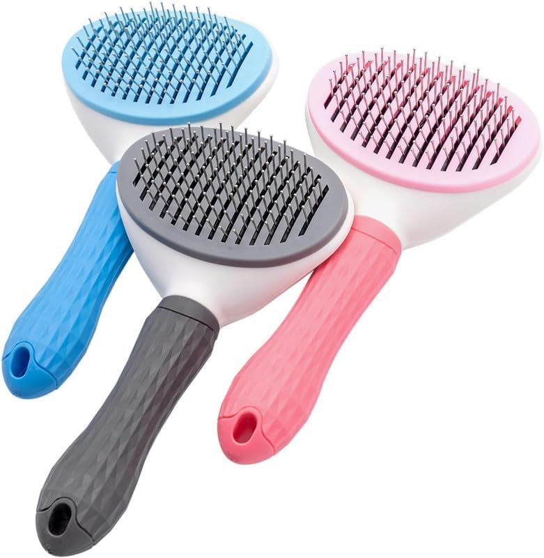 Bohobark Grooming Comb For Dematting Detangling & Deshedding (Oval Shape Slicker Brush)