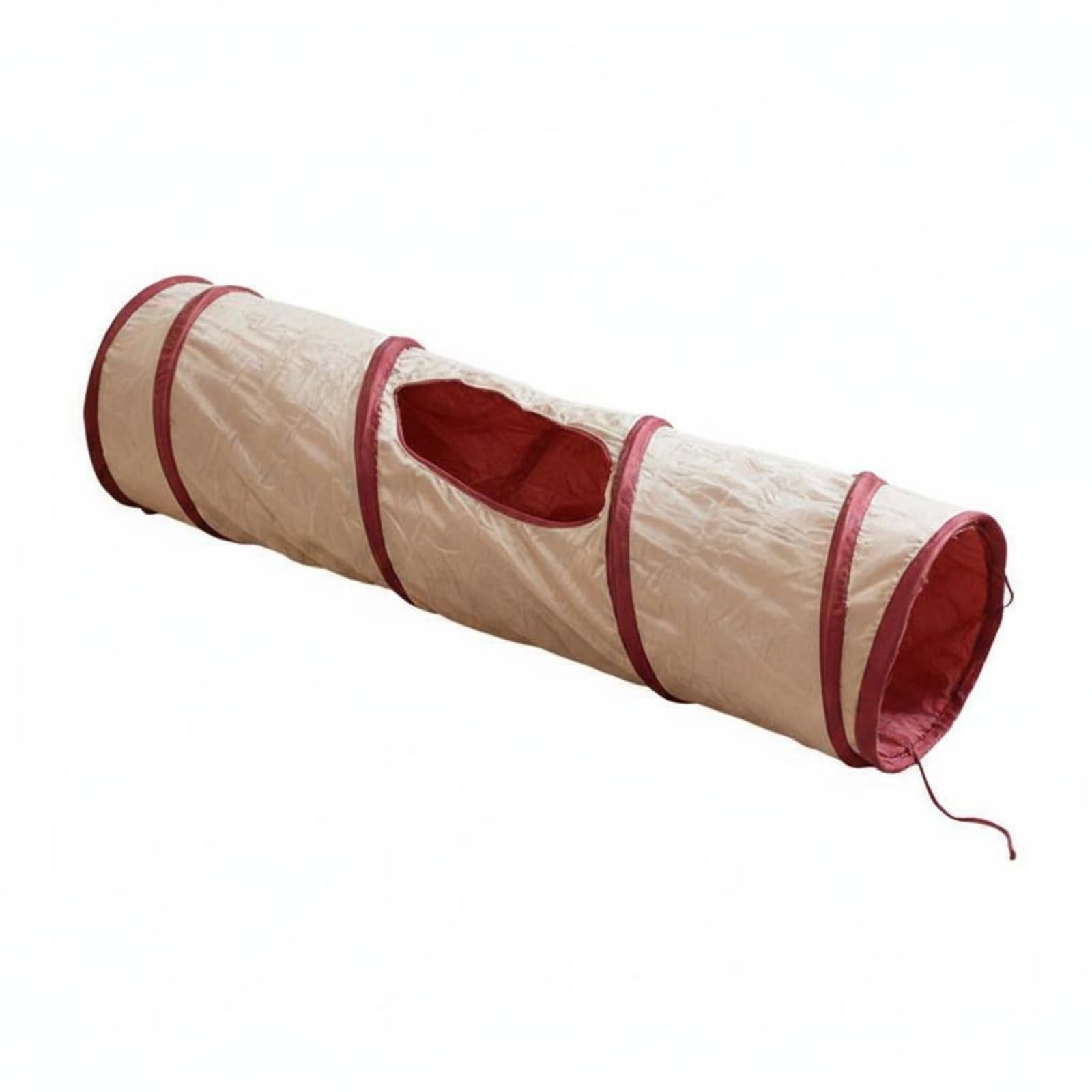 Heavenglow PeepaBoo Holes Feline Tunnel Keeps Pets Active Collapsible Feline Tunnel Easy To Stow Collapsible Play Tube For Cats