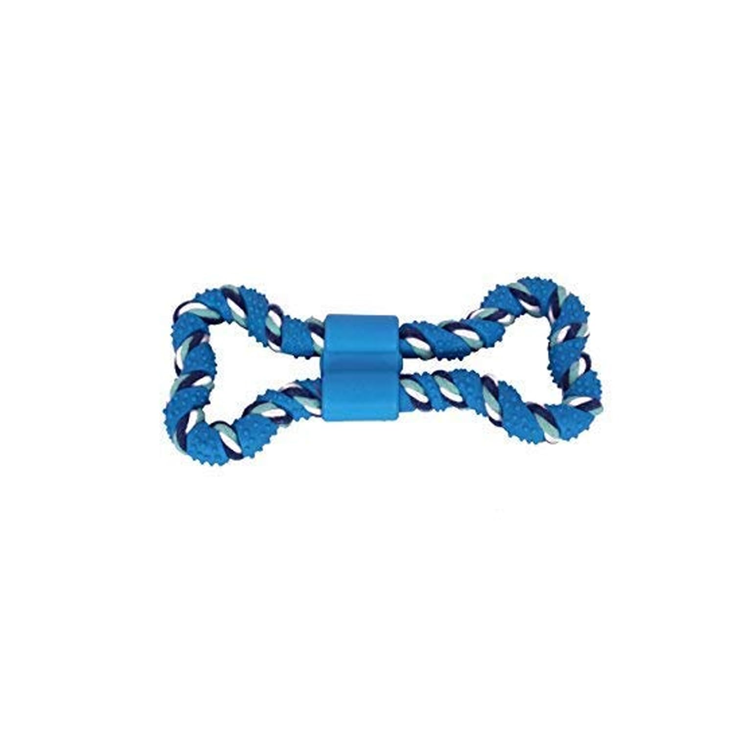 Emily Pets NonToxic Durable Teething Playing Dog Tug Toy Chew Toy For Dog Puppy (Blue)