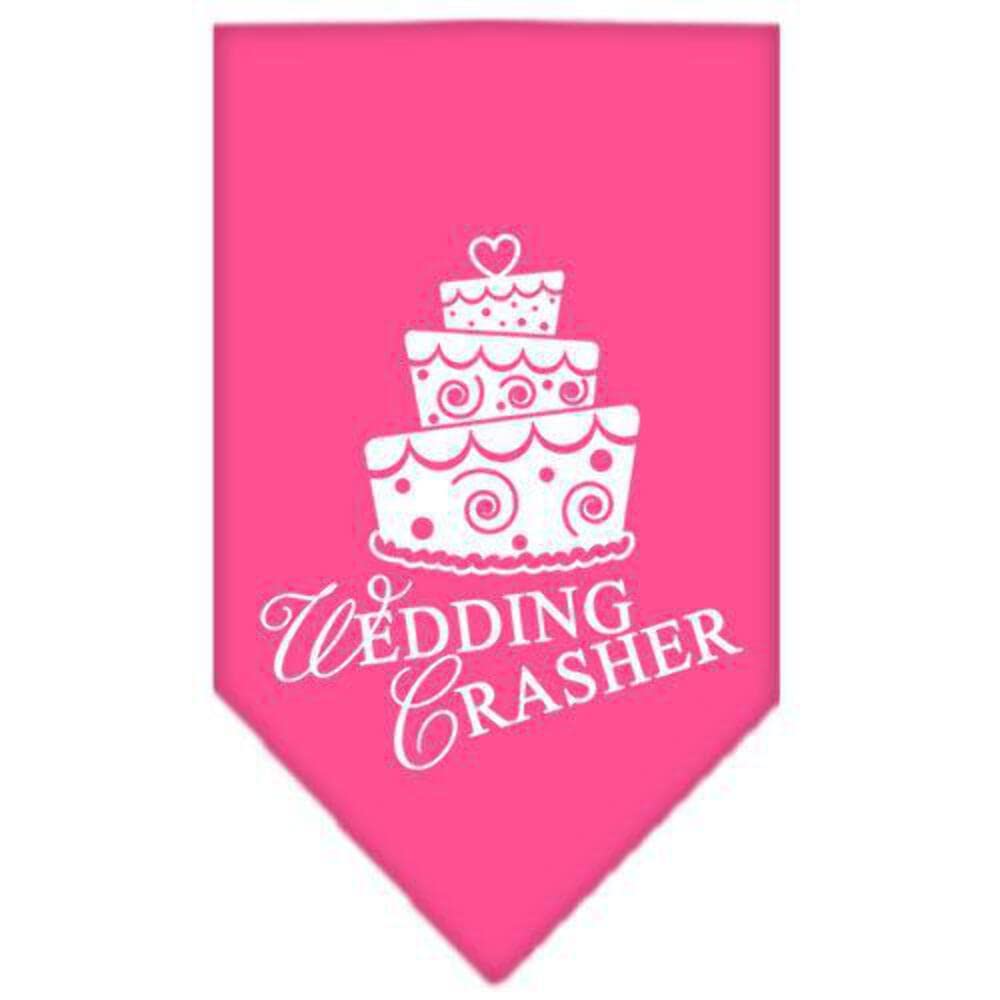 Mirage Pet Products Wedding Crasher Screen Print Bandana, Small, Cocoa