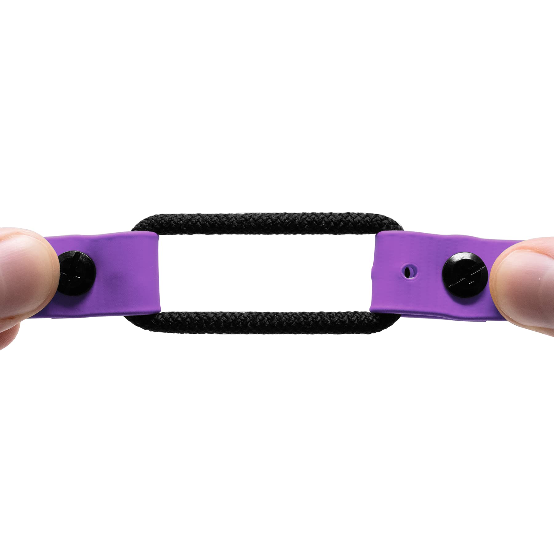 Educator Quick Snap Bungee Dog Collar, Biothane, Waterproof, Odorproof, Easy Connect And Disconnect Clasp And D Ring With Comfort Bungee Loop, Adjustable For Custom Fit, 3/4-Inch, Purple
