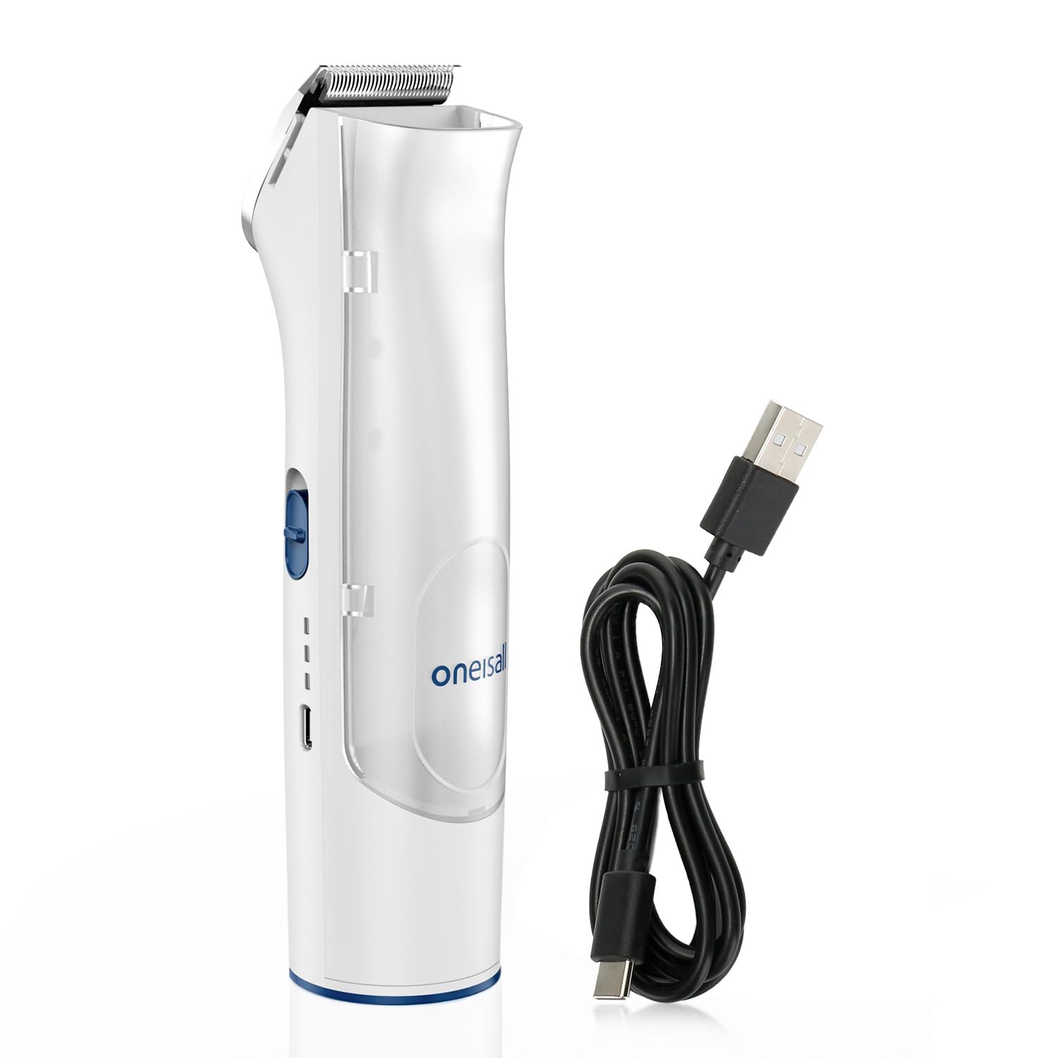 oneisall Replacement Main Clipper + USB Charger for BM1 Dog Grooming Vacuum Blow Dryer and Clippers