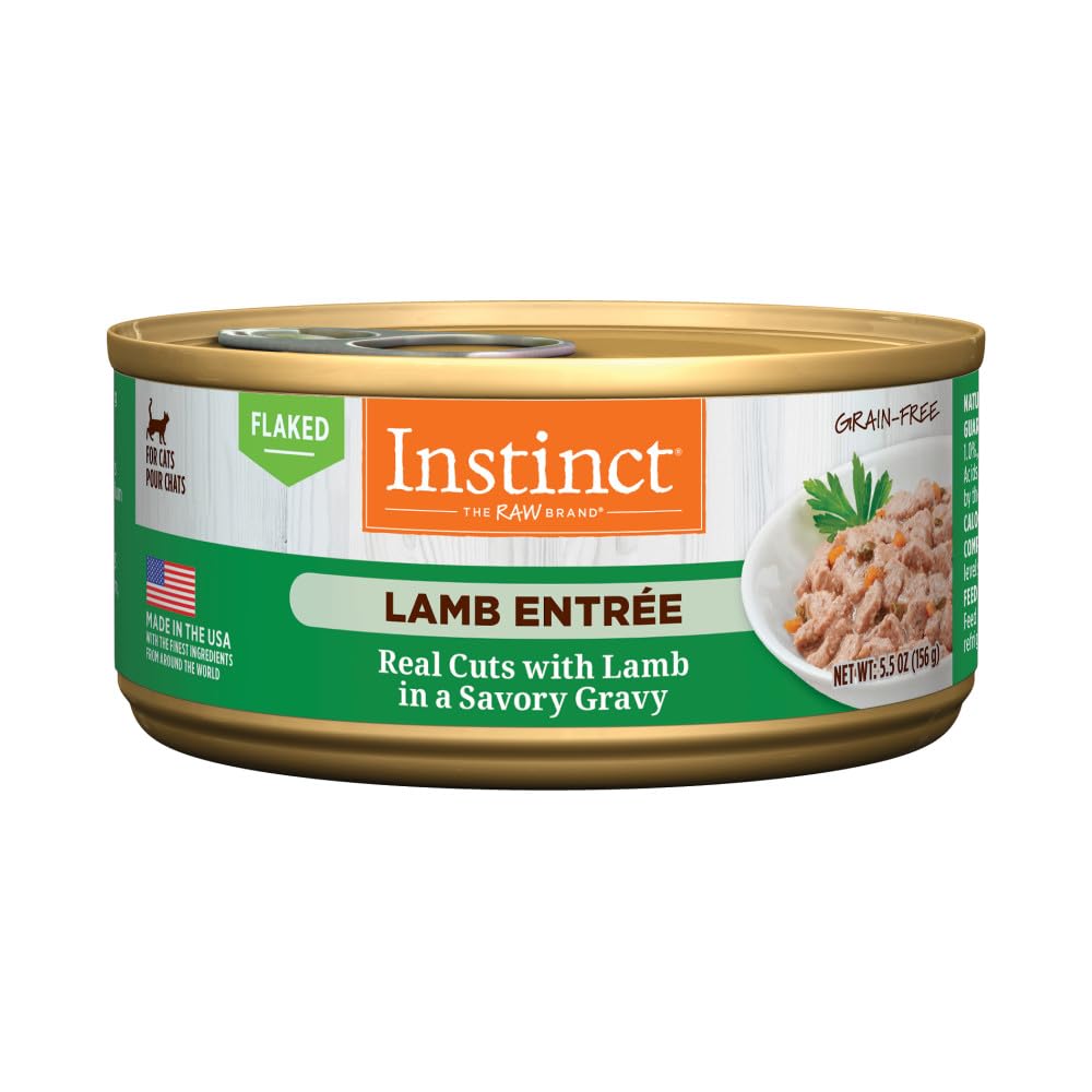 Instinct Flaked Lamb Entr  e Wet Cat Food 5.5 oz. Can