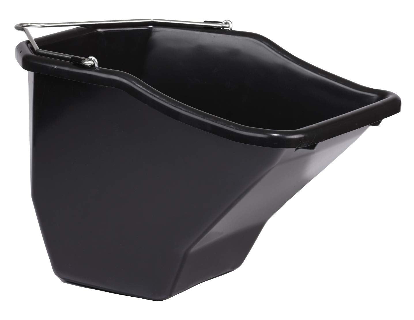 Little Giant Plastic Better Bucket | Horse Feed Bucket | Ergonomically Designed | Flat Back Bucket | Made in USA | 20 Quarts | B