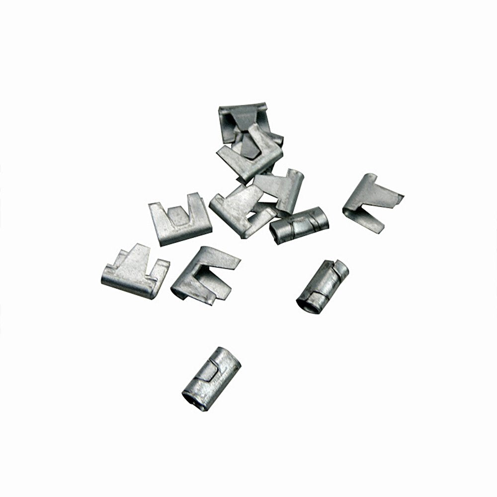 BBDDKEG 300 pcs Wire Cage Buckle Clips for Poultry & Pets - Silver, Model: livestock-0321