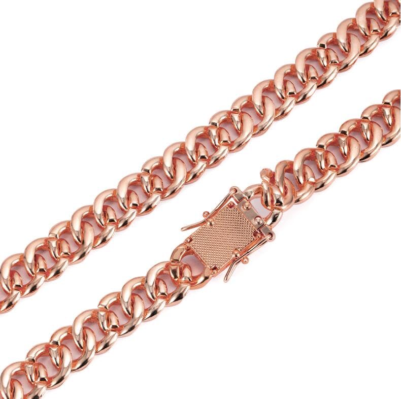 Haoyueer Dog Chain Collar Cuban Link 13Mm Wide Dog Necklace Metal Cat Crystal Collar Jewelry Accessories For Small Medium Large