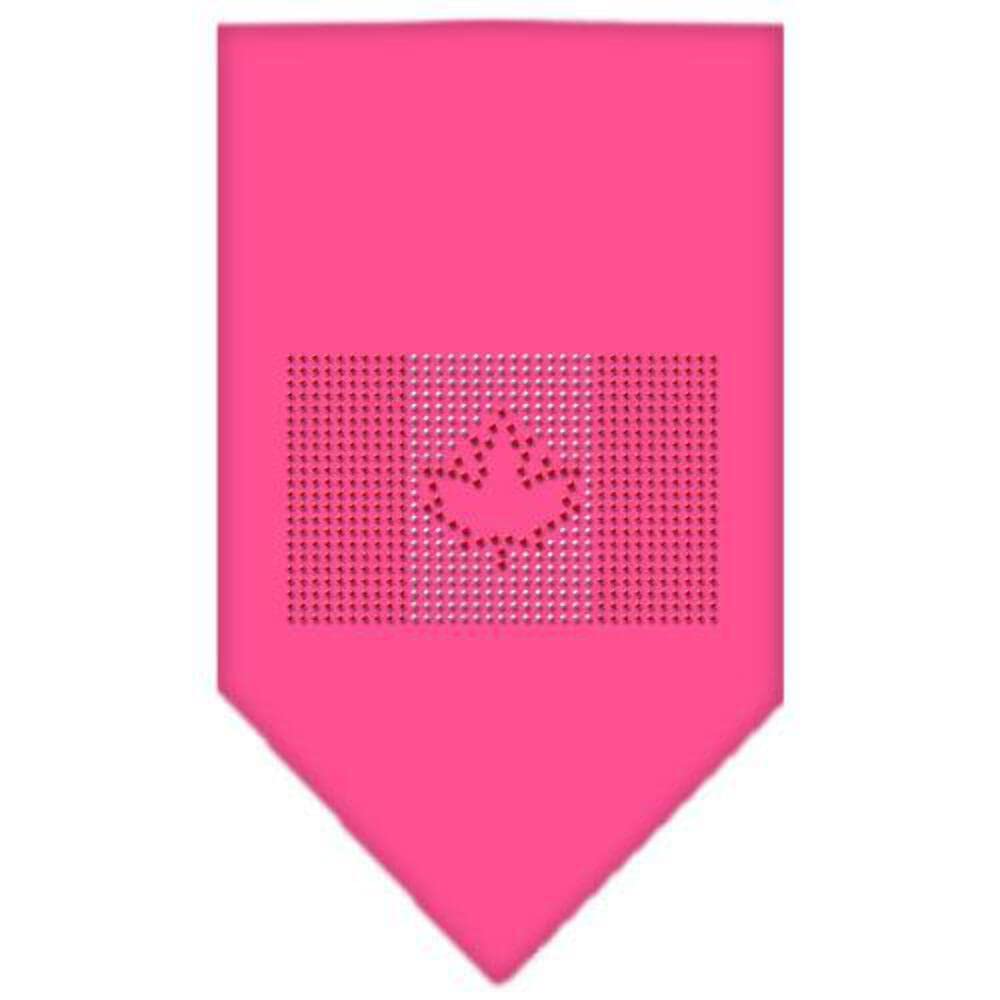Mirage Pet Products Canadian Flag Rhinestone Bandana, Large, Cocoa