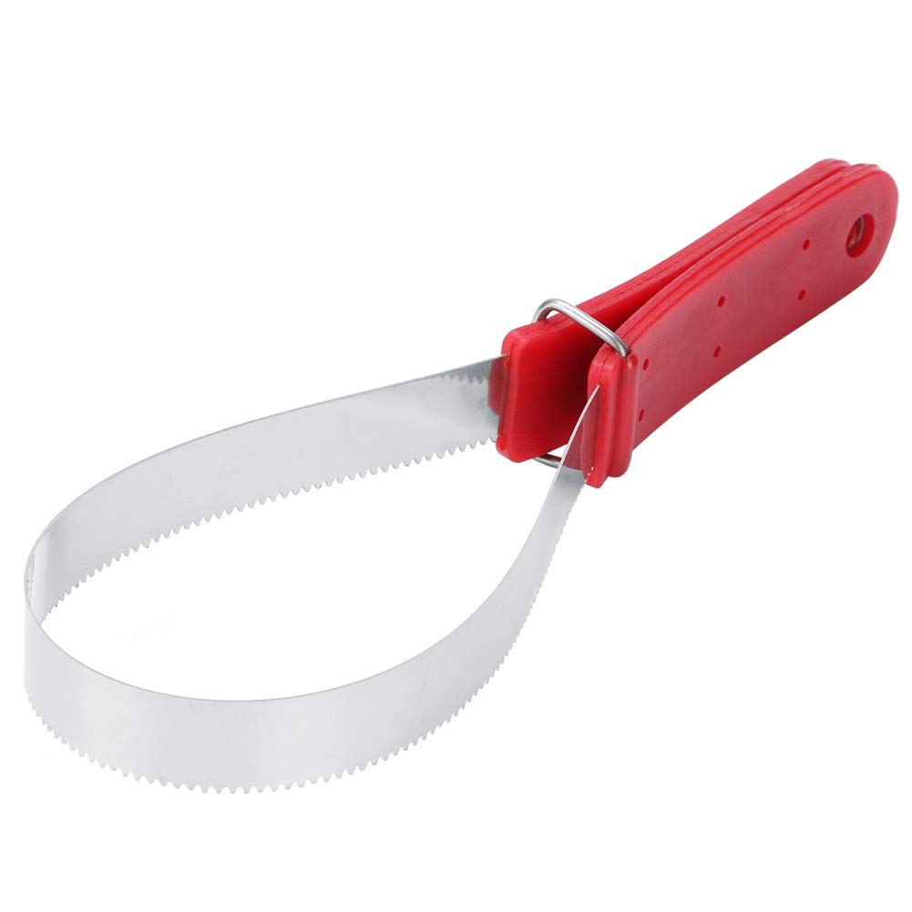 QANYEGN Stainless Steel Shedding Blade, Dog Shedder Scraper Tool Nonslip Handle, Multi Purpose Grooming Scratching ARY for Dogs,