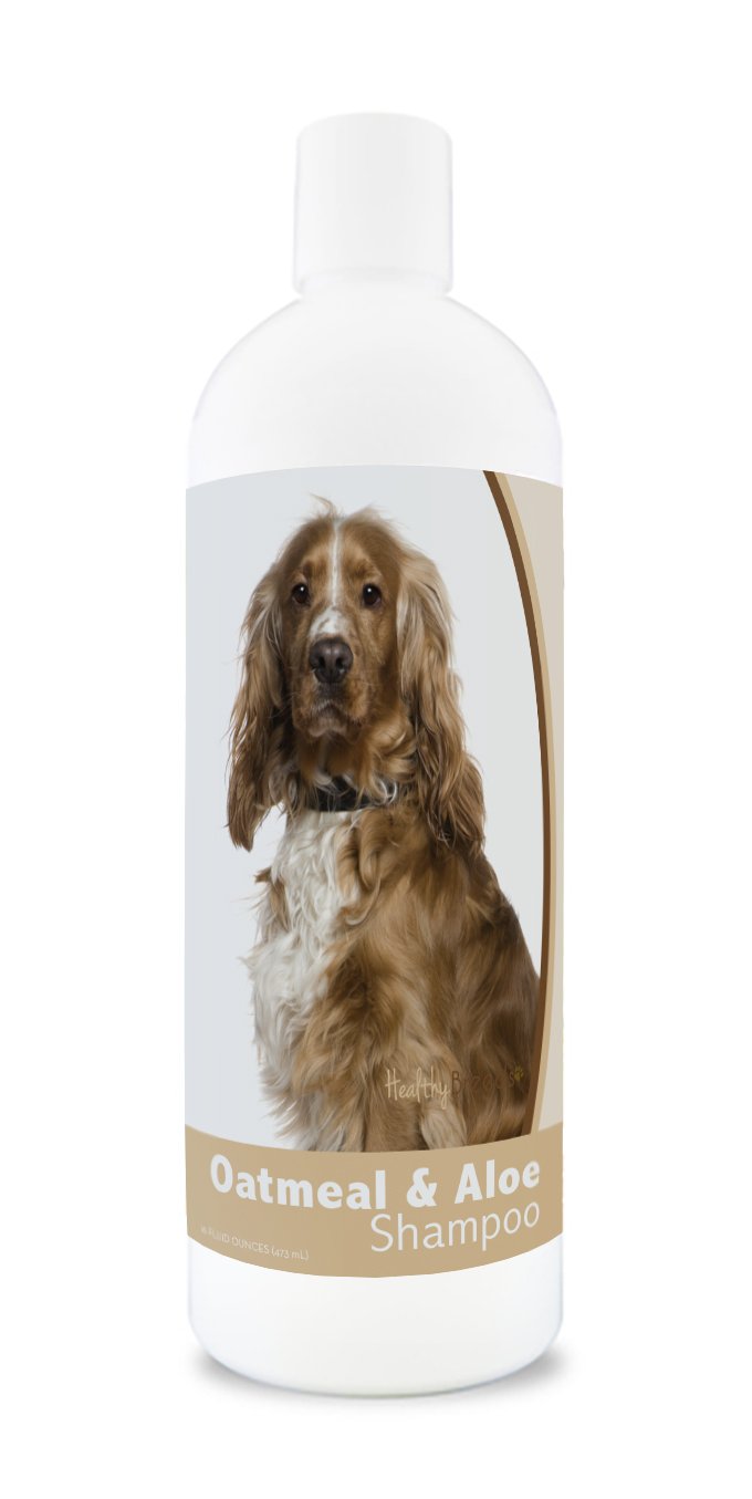 Healthy Breeds English Cocker Spaniel Oatmeal Shampoo with Aloe 16 oz