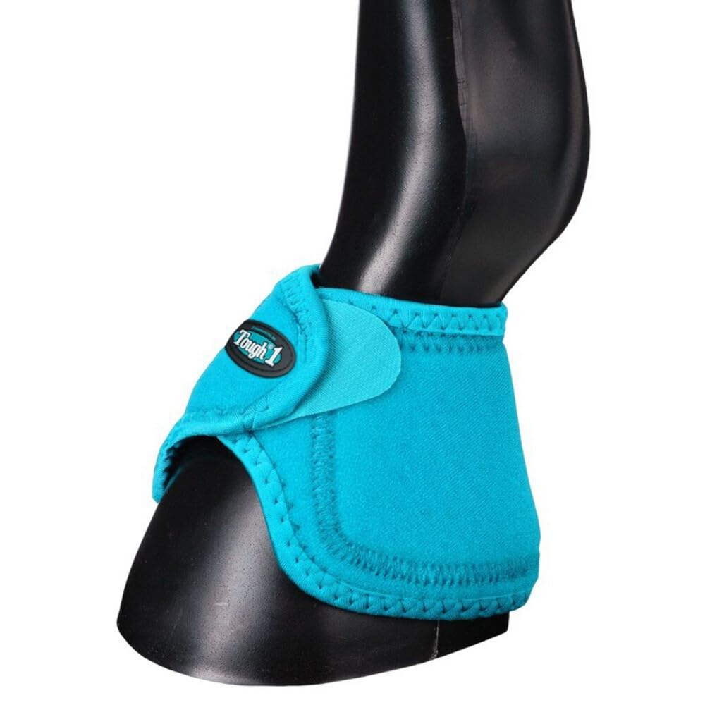 Tough 1 No-Turn Overreach Boots M Turquoise
