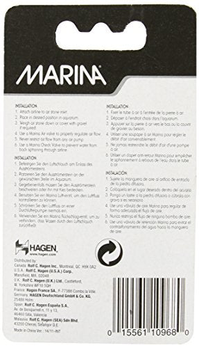 Marina Air Stone Aquarium Decor, Square, 1-Inch