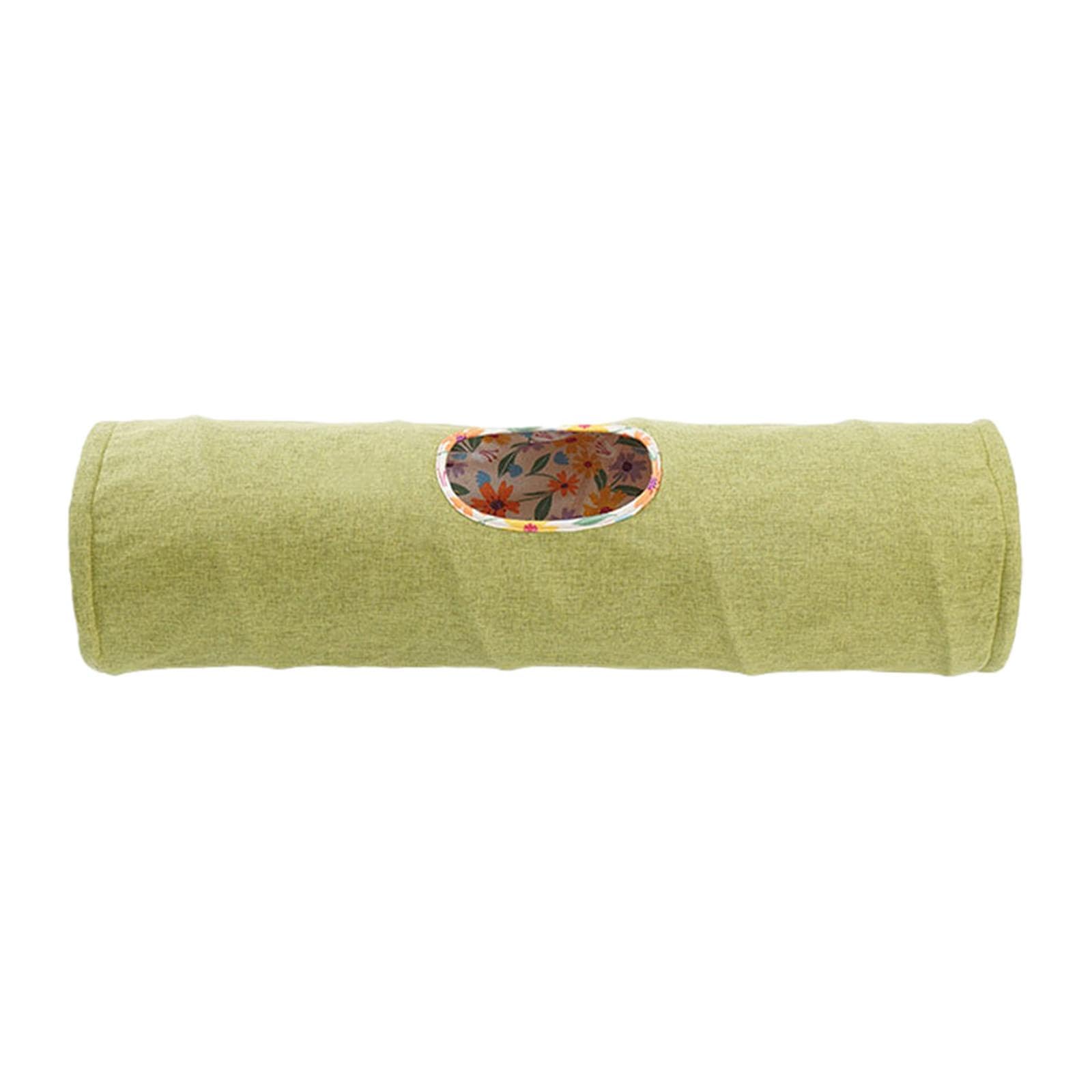 Enakshi Cat Tunnel Collapsible Exercise With Ball Toy For Indoor Cats Rabbit Outdoor Green|Pet Supplies | Small Animal Supplies