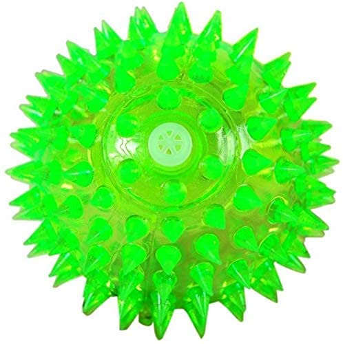 D&C Paws Puppy Chew Toy Dog Cat Pet Led Whistle Squeaky Squeaker Sound Ball (Pack Of 1)09