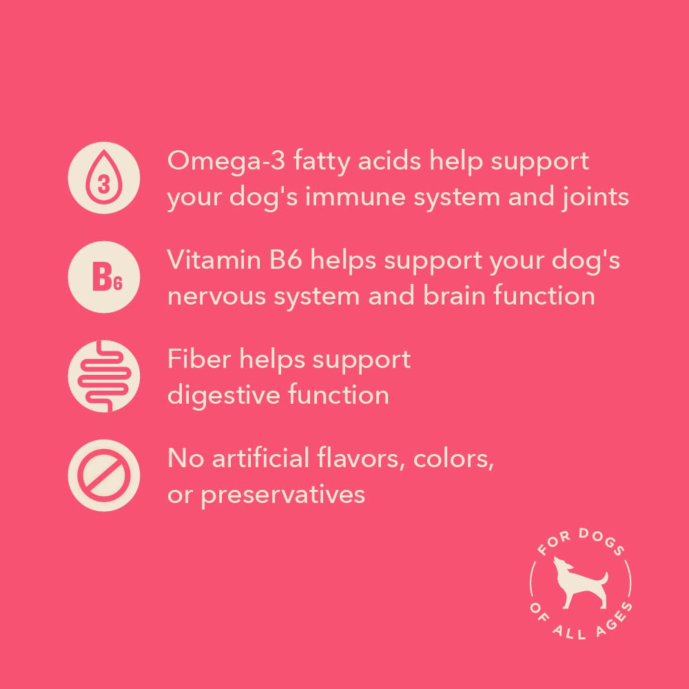WAG Dog Treats - Human Grade Organic Biscuits, Non-GMO, Gluten Free, Sweet Potato & Flaxseed, 10oz