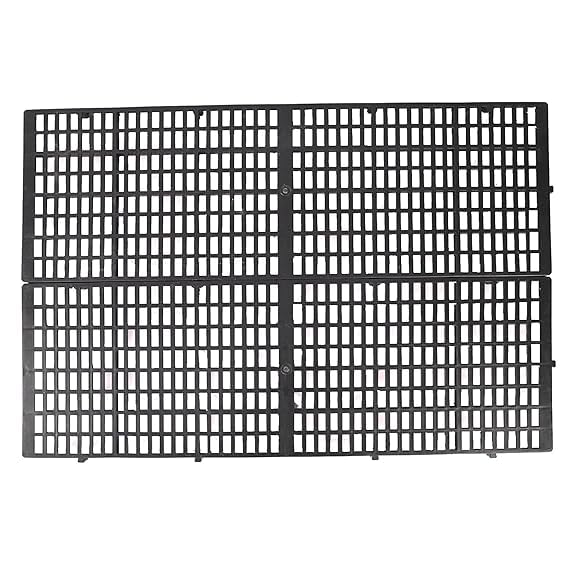 SSM PET MART Pet Plastic Floor Mat 36 x 12 Inch Heavy Duty Waterproof Flooring Bed Mat for Dogs/Cat/Rabbit/Goat (Black, Set of 5