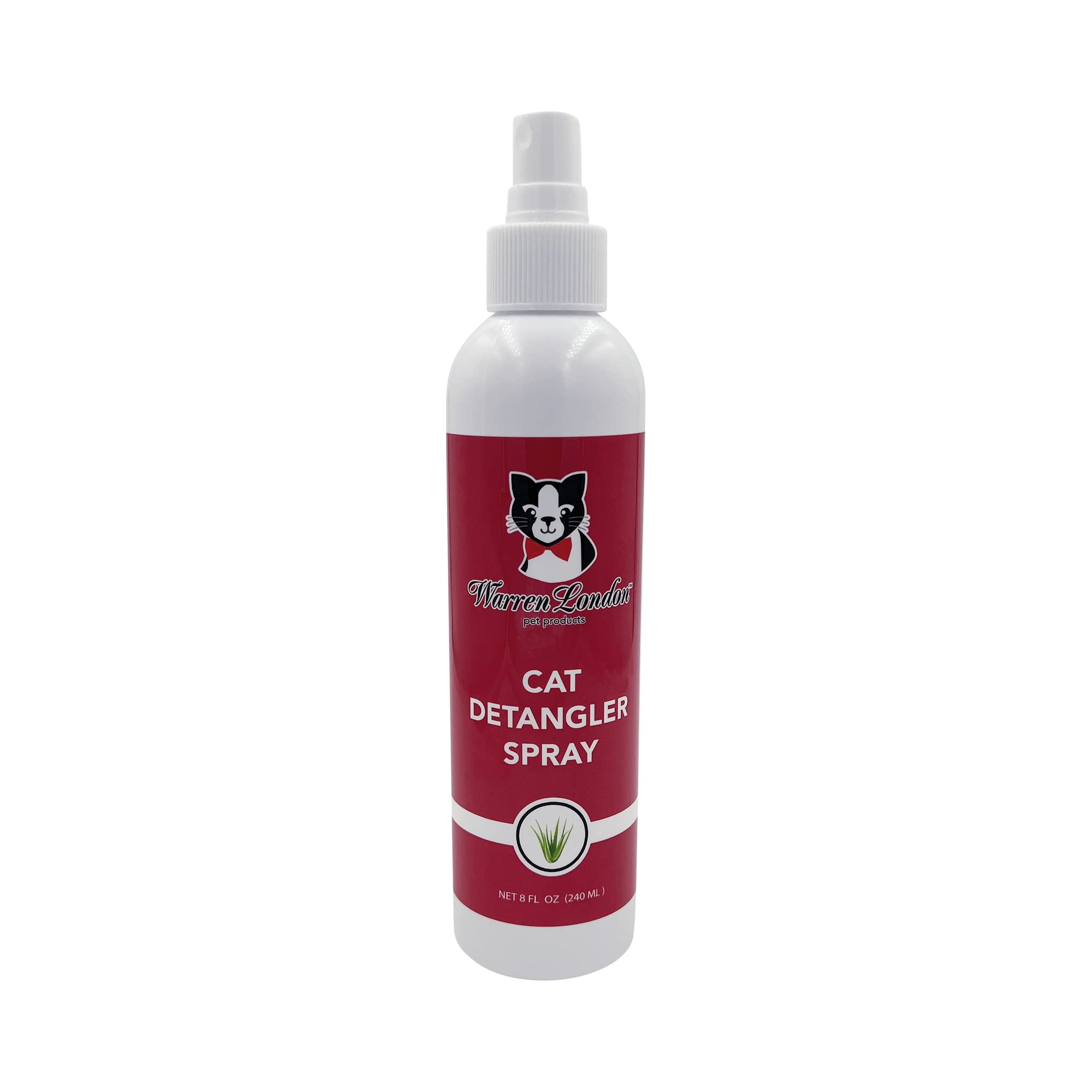 Warren London Cat Detangler Spray for Matted Hair | Leave in Conditioner Pet Detangling Spray That Demat & Refreshes | Use with 