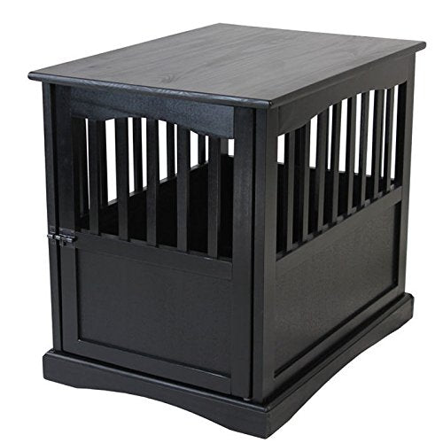 Casual Home Solid Wood Pet Crate End Table