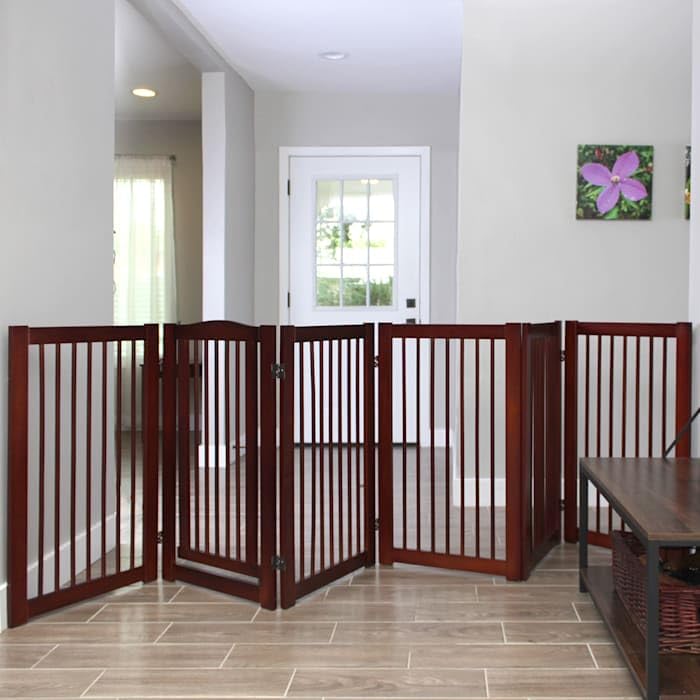 Primetime Petz 33239-E8 Extension Kit for 360 Configurable Walk Through Folding Pet Gate ,Walnut,36