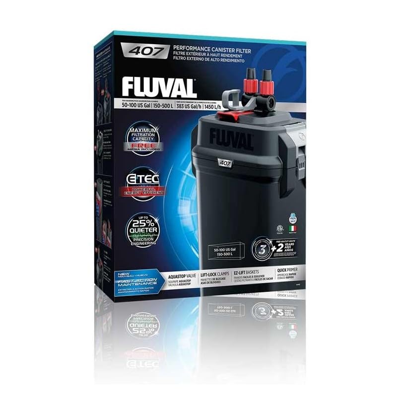 Fluval 407 Motor Head Maintenance Kit for Canister Filter - Black Rubber - Model A20097