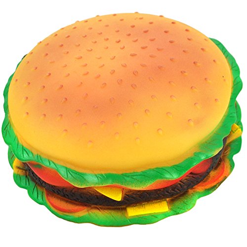 Futaba Burger Shape Squeaky Toy For Pet DogSmall