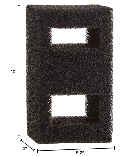 Fluval Flex Foam Filter Block - Replacement Aquarium Filter Media A1375, Black, Flex Size, Durable Foam Material