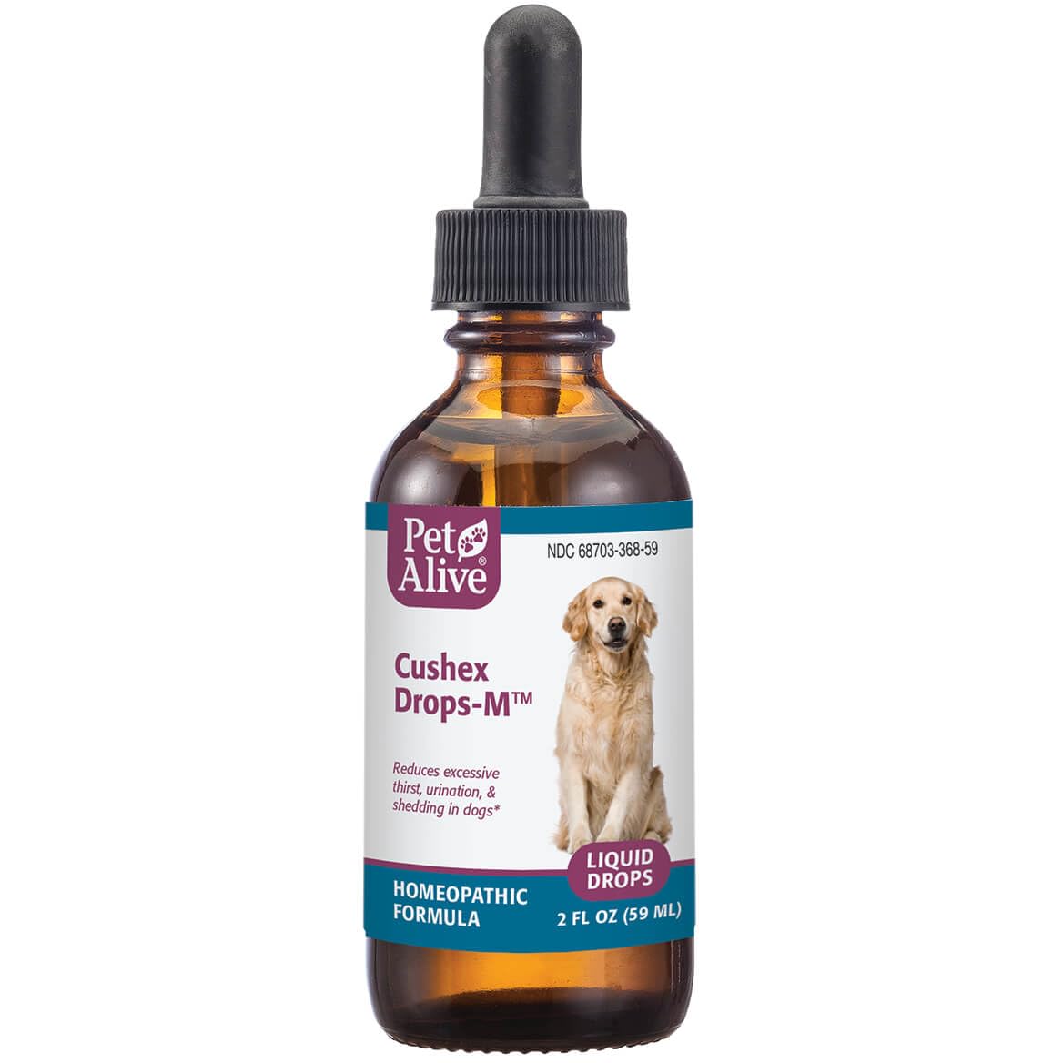 PetAlive Cushex DropsM, Cushings Disease Pet Supplement, 2fl oz., 59ML