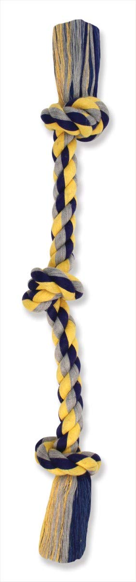 Mammoth Pet Flossy Chews Color 3 Knot Tug