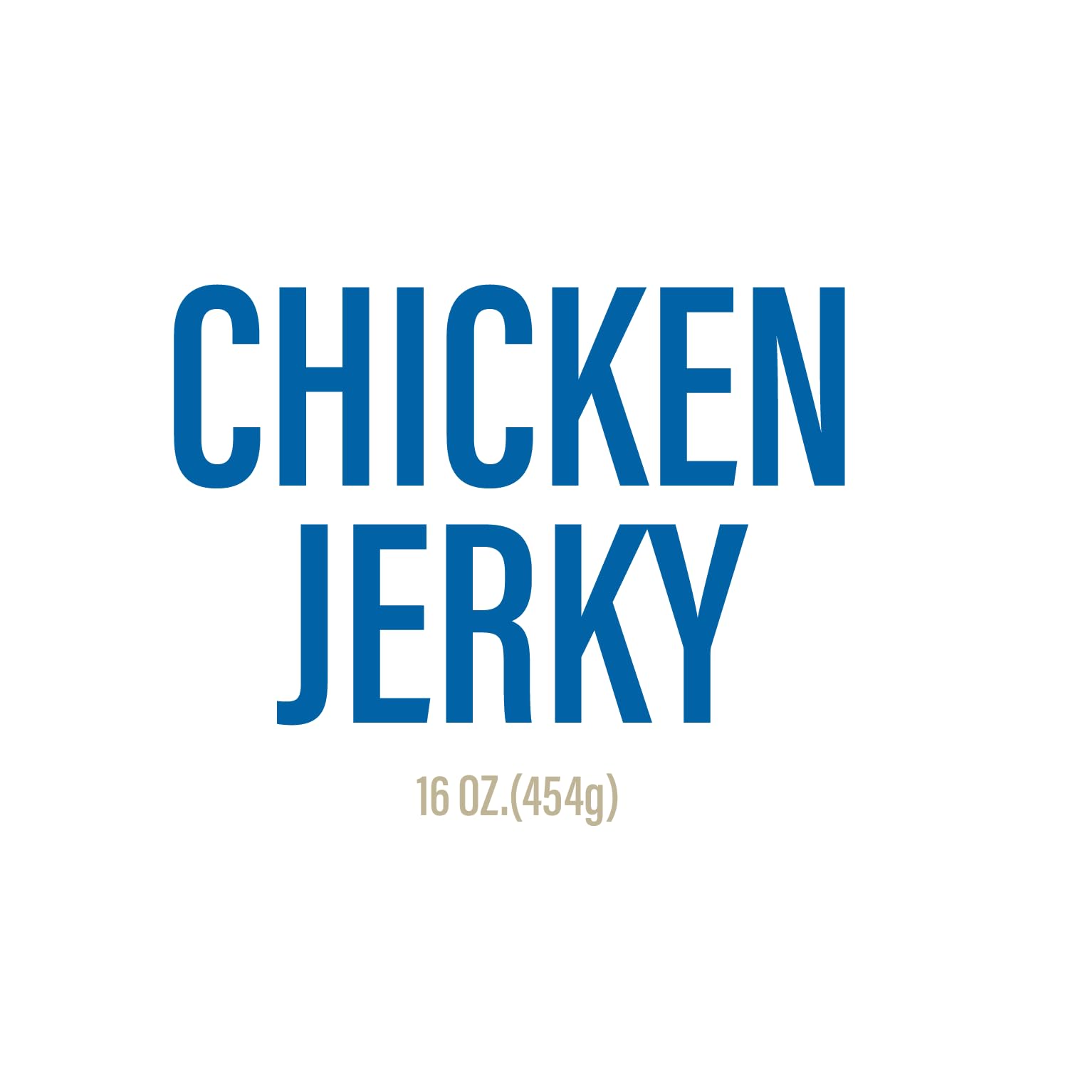 Chewer's Joy Chicken Jerky Dog Treats - High Protein, Natural, 1LB