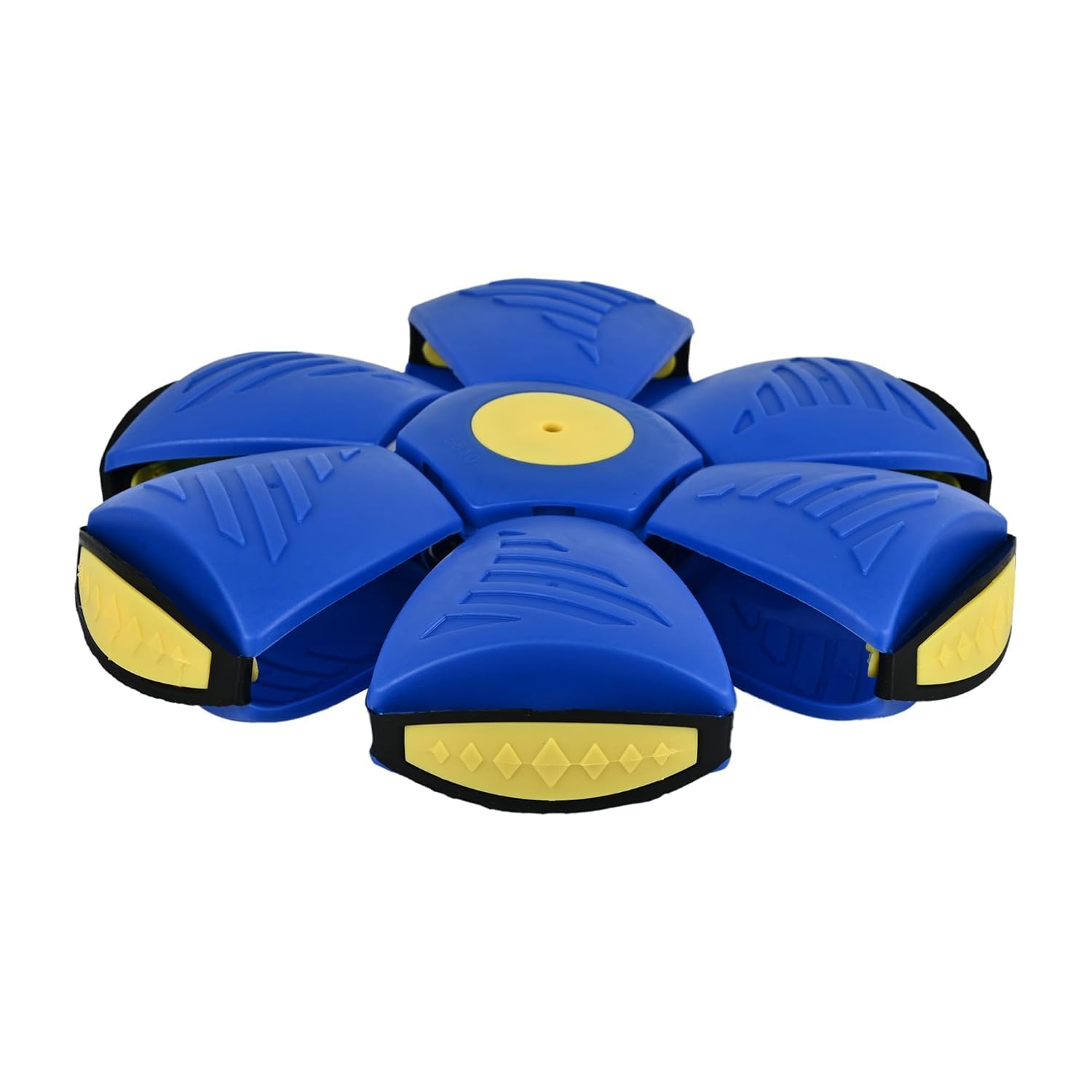 Furry Freak 2In1 Ufo Magic Ball Dog Toy | Interactive Collapsible Flying Disc & Spring Ball For Dogs | PopUp Transforming Fet