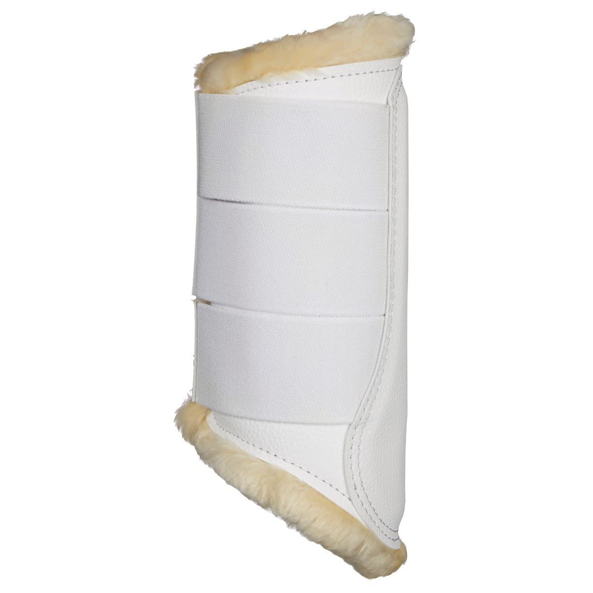 Lemieux Fleece Edged Mesh Brushing Horse Boots - Protective Gear And Training Equipment - Equine Boots, Wraps & Accessories (Nat