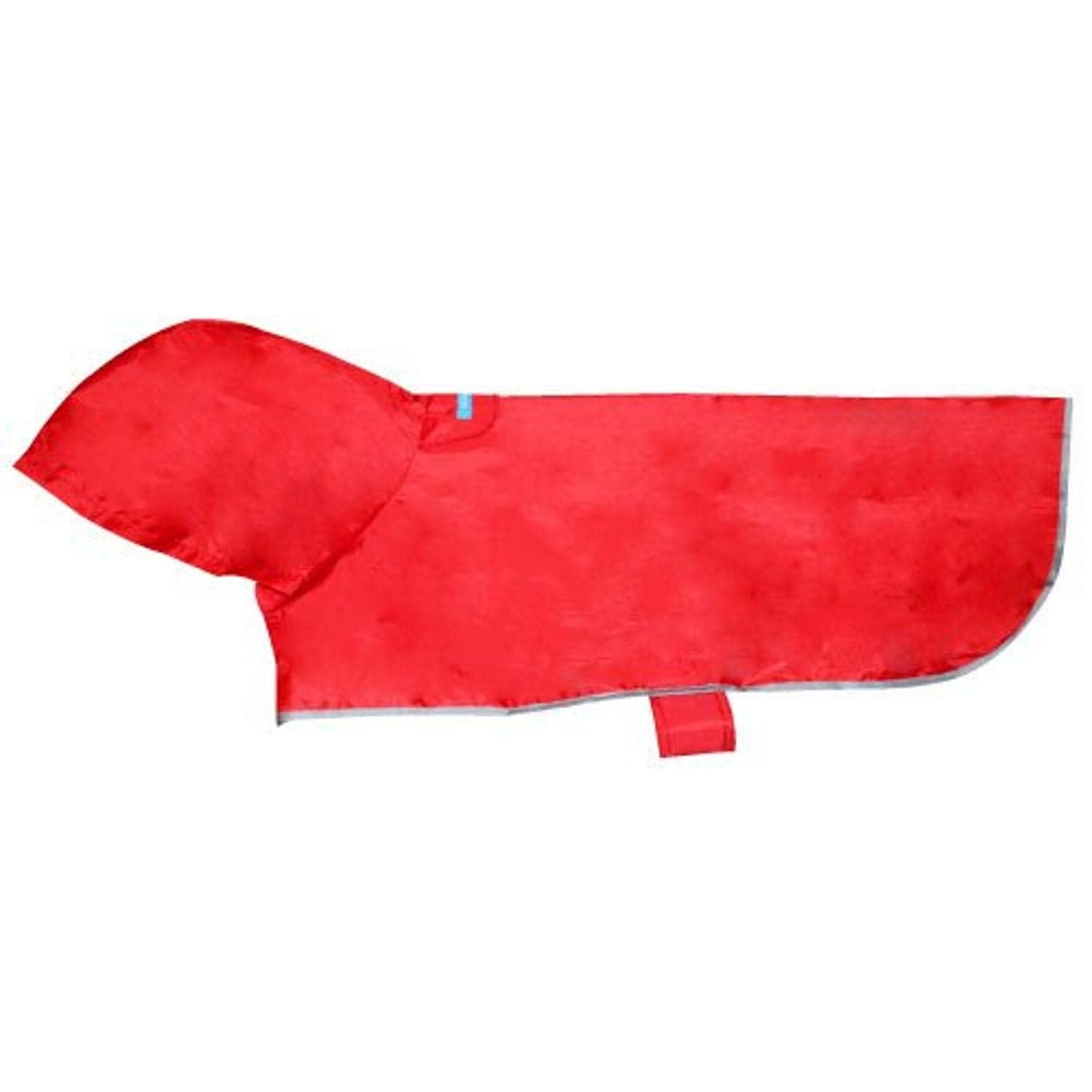 Rc Pet Products Packable Dog Rain Poncho Crimson - X Small