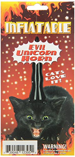 Accoutrements Inflatable Evil Unicorn Horn For Cats