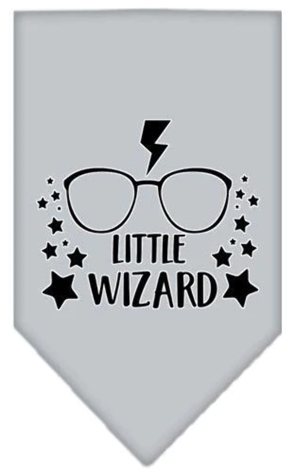 Mirage Pet Product Little Wizard Screen Print Bandana Navy Blue Small