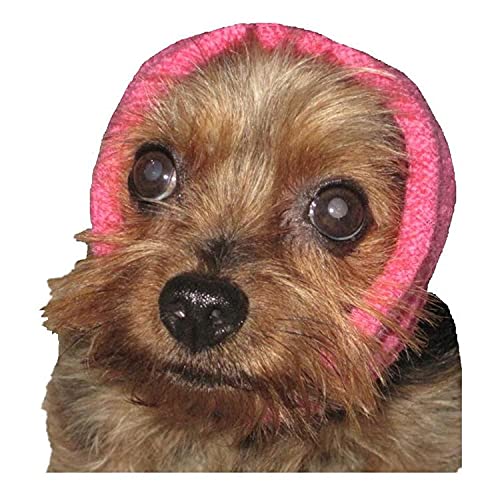 The Original Happy Hoodie For Dogs & Cats - Since 2008 - The Grooming And Force Drying Miracle Tool For Anxiety Relief & Calming Dogs (Small, Pink)