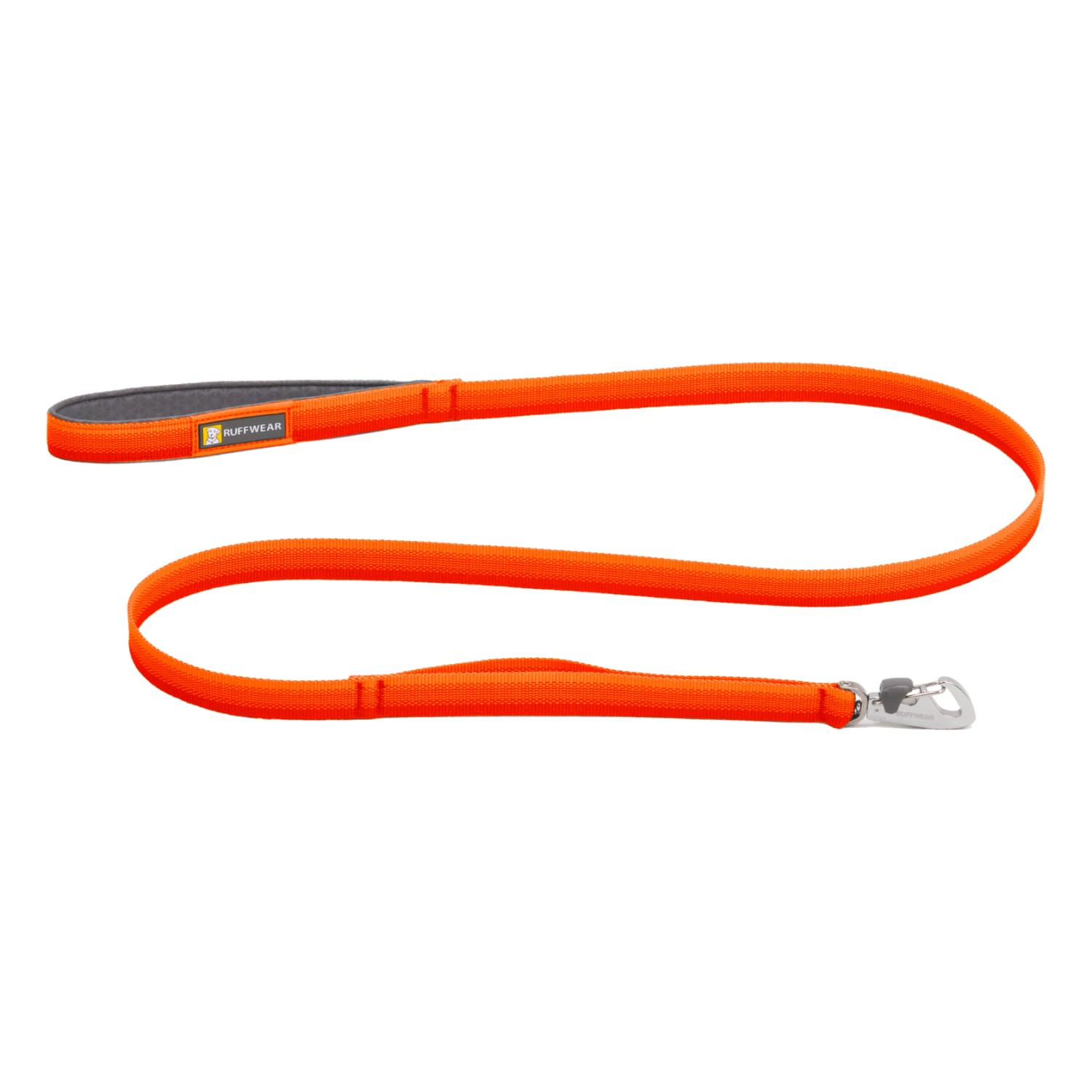 Ruffwear, Front Range Dog Leash, 5 Ft Lead With Padded Handle For Everyday Walking, Blaze Orange