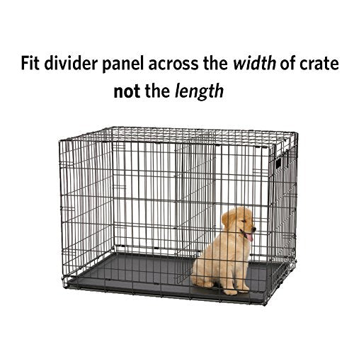 MidWest Homes for Pets Dog Crate Divider Panel - Alloy Steel, Black, Fits Models 1324TD, 1524, 1524DD, 1524DPN, B24,