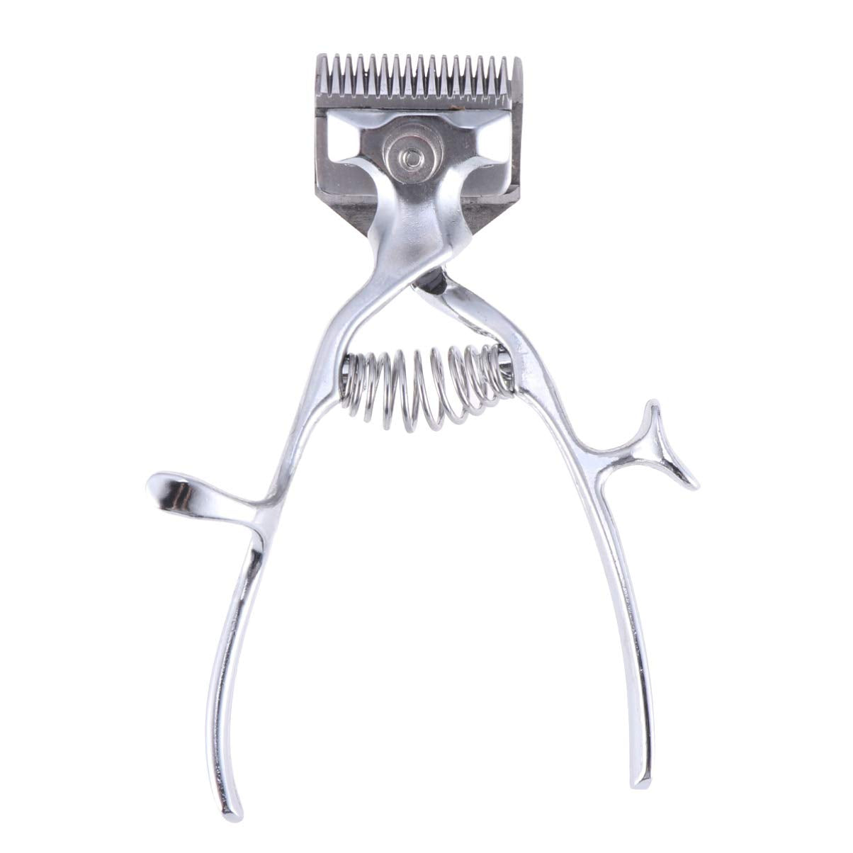 Mobestech Stainless Steel Manual Hair Clippers for Men & Pets - Professional Grooming Tool, Silver, 1 Count