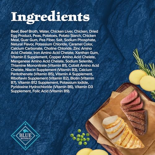 Blue Buffalo Wilderness Wolf Creek Stew Wet Dog Food, High-Protein & Grain-Free, Made with Natural Ingredients, Hearty Beef in G