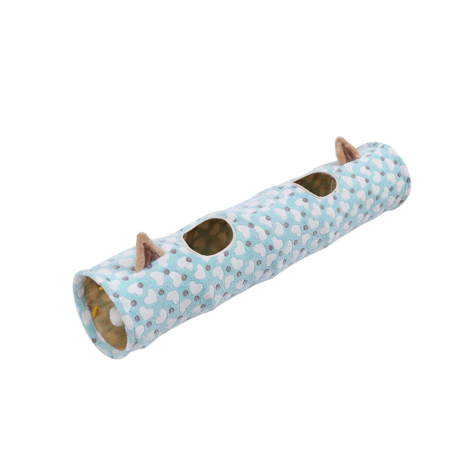 Enakshi Cat Toys Collapsible Tunnel Dog Tube Interactive Toy For Rabbits Puppy Heart