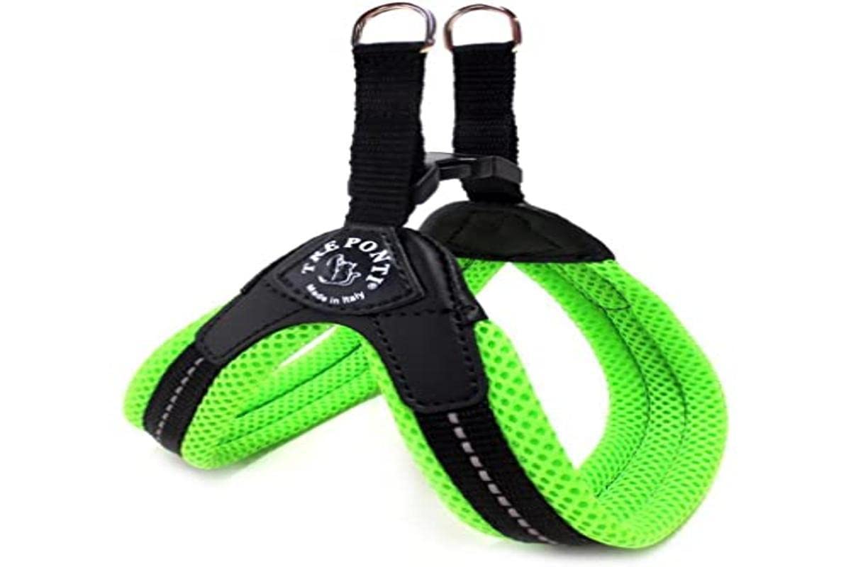 Tre Ponti Easy Fit Mesh Fix Neon Dog Harness, Size 1, Pink
