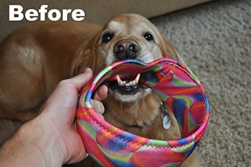 HurriK9 Replacement Dog Exerciser Rings - Set of 3 Extra Tough Spandex Rings for 65-ft. Flying Ring Launcher