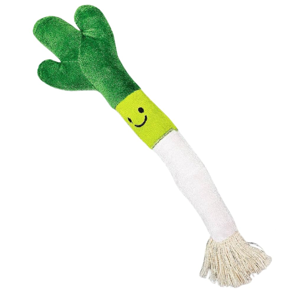 Gishiki Strong Catnip Infused Spring Onion Cat Toy, Contains Rattle Bell Inside, 100% Natural Materials, Plush Toy For Cats, Anx